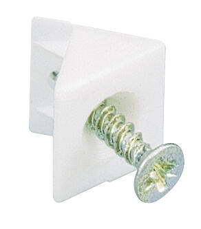 Mini équerre stabilisateur blanc 12 x 10,7 mm