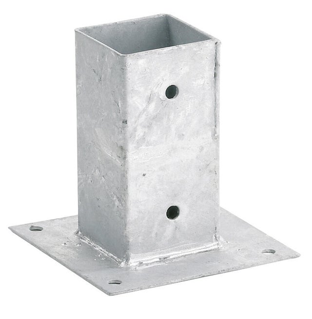 Fixation Poteau Bois 7x7