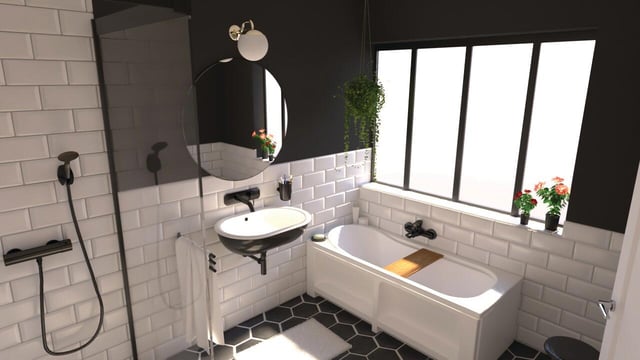 Baignoire rectangulaire blanche L.170 x l.75 cm Bahia - VALENTIN