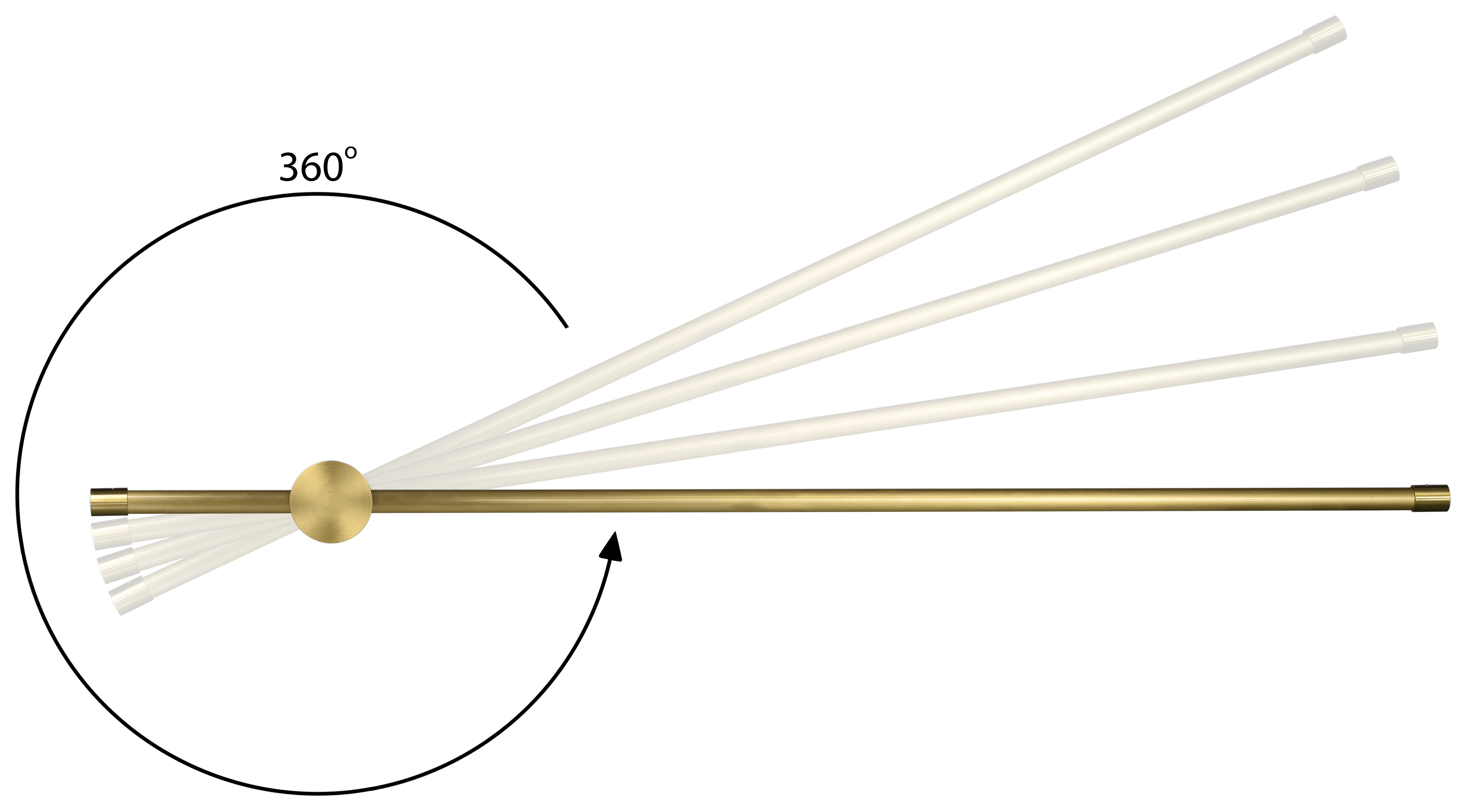 Kinkiet Hilton patyna LED Activejet - 6