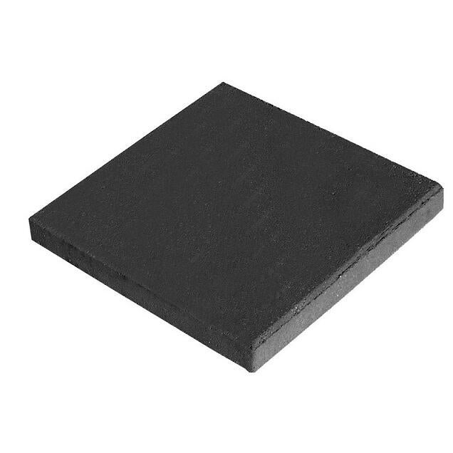 Chapeau plat de pilier marbre gris l.30 x P.30 cm