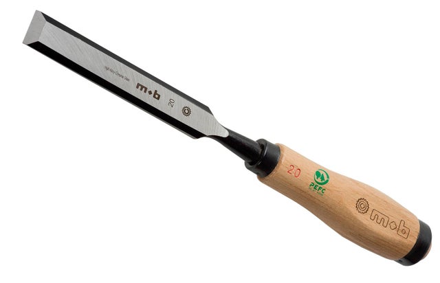 Ciseau à bois manche bois 30 mm - MOB