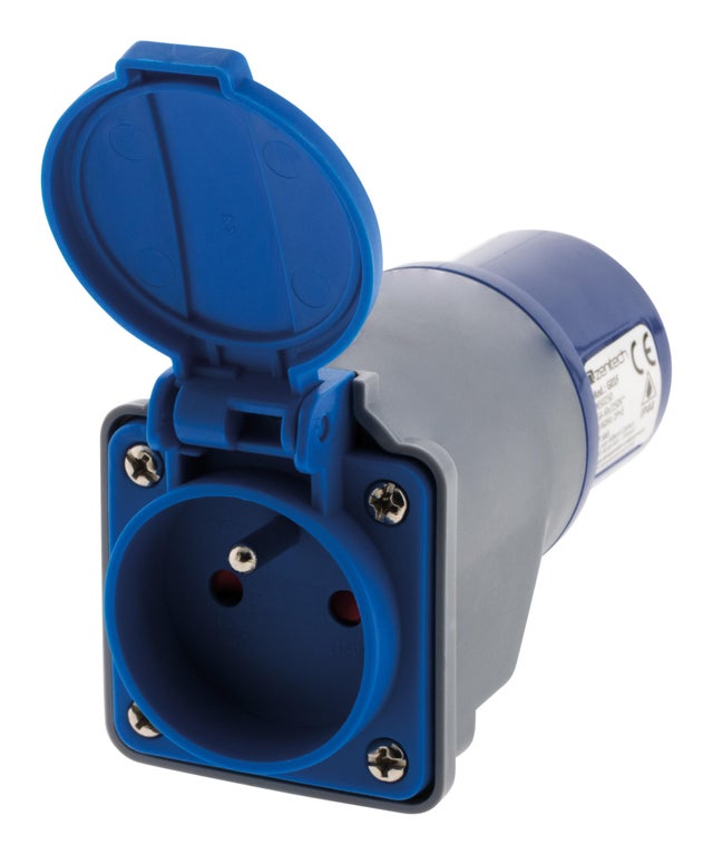 Adaptateur de caravane mâle/femelle compact