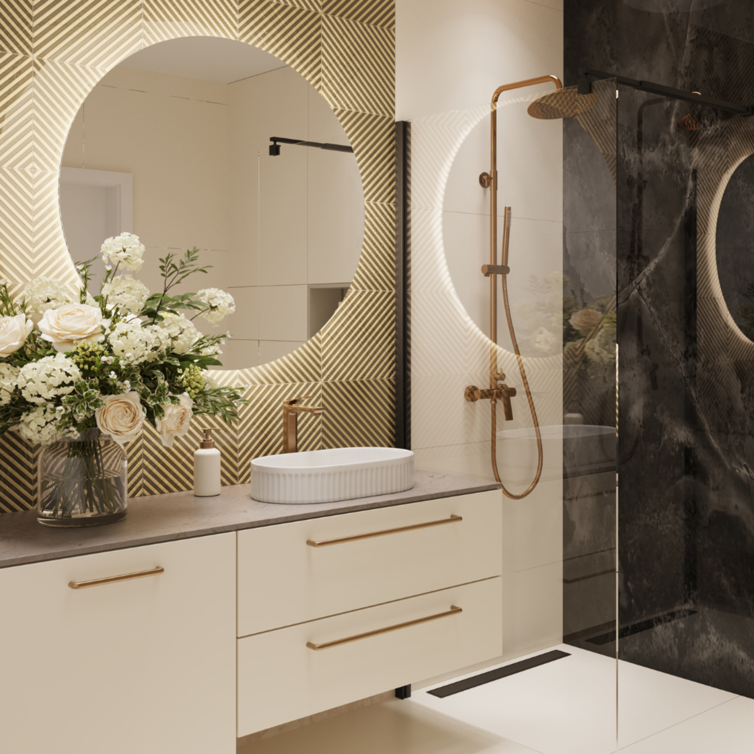 Umywalka nablatowa Magic Oval 50 x 32 cm - 9