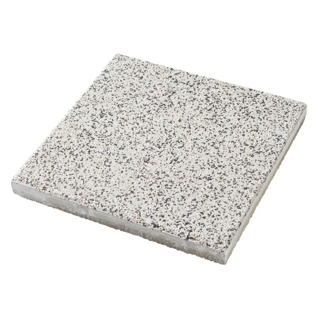 Dalle gravillonnée noir et blanc L.40 x l.40 x Ep.3,7 cm, la pièce