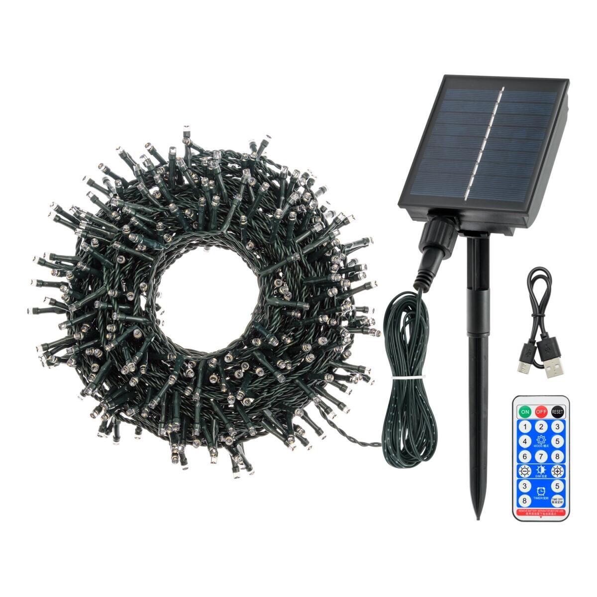 Catena Luminosa 100 LED Con Telecomando - Luci Per Albero, Festa, Decorazione Interna/Esterna