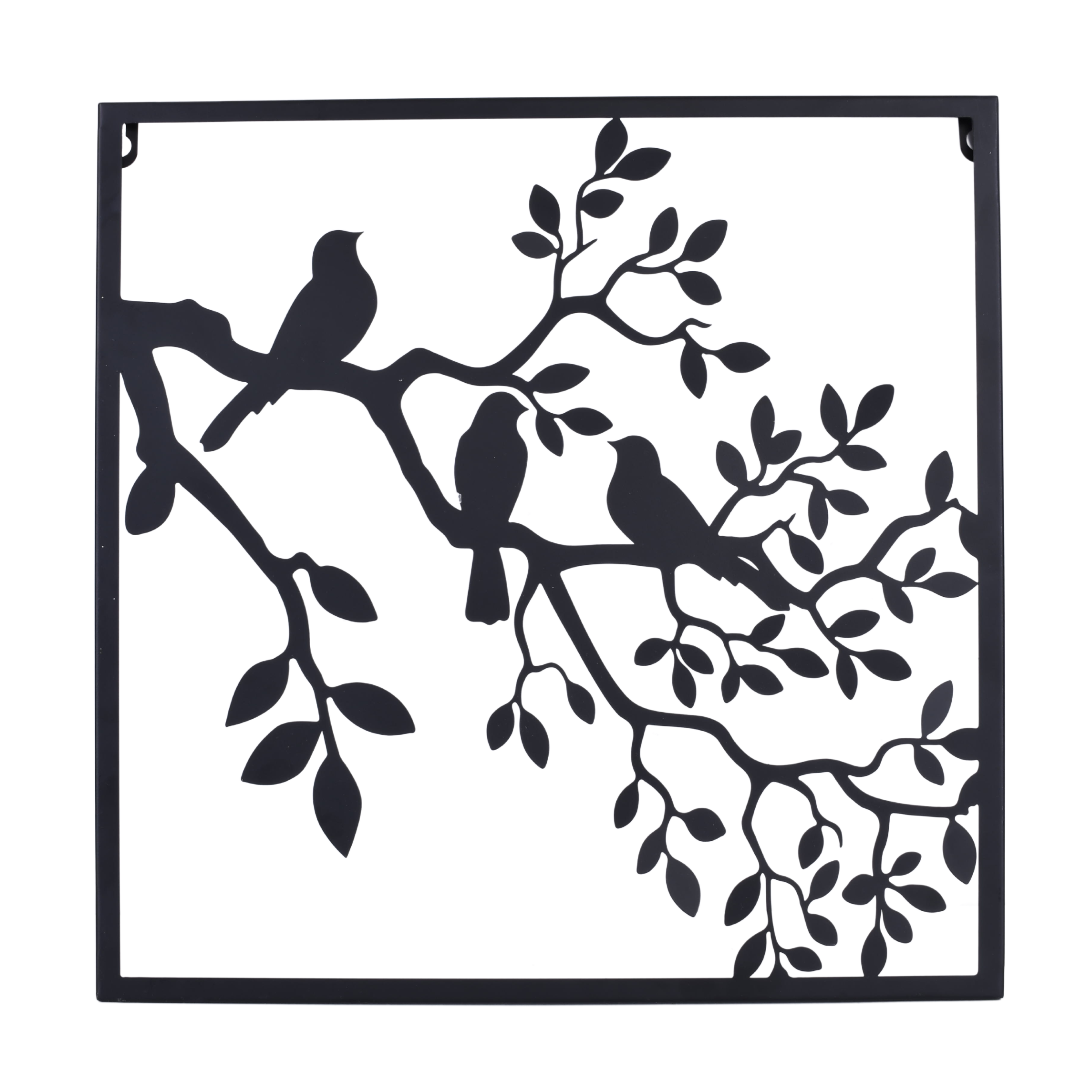Metalowa dekoracja ścienna Drzewo 40 x 40 cm