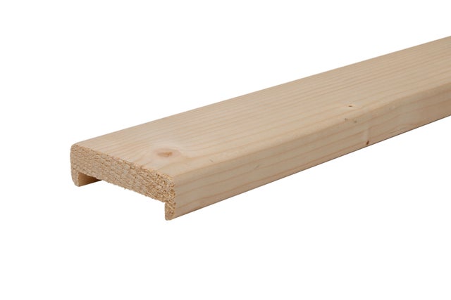 Nez de cloison en sapin du nord 27,5 x 88 mm Long.2,5 m - SOTRINBOIS