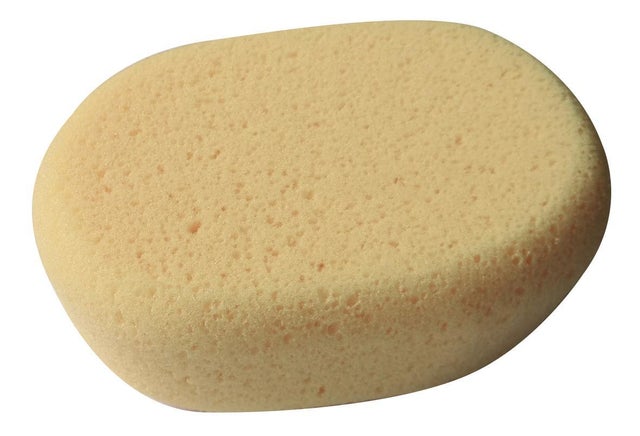 Eponge synthetique ovale nature