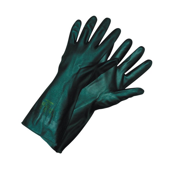 Gants produits chimique acides solvants noir T.9 Neo - ROSTAING 