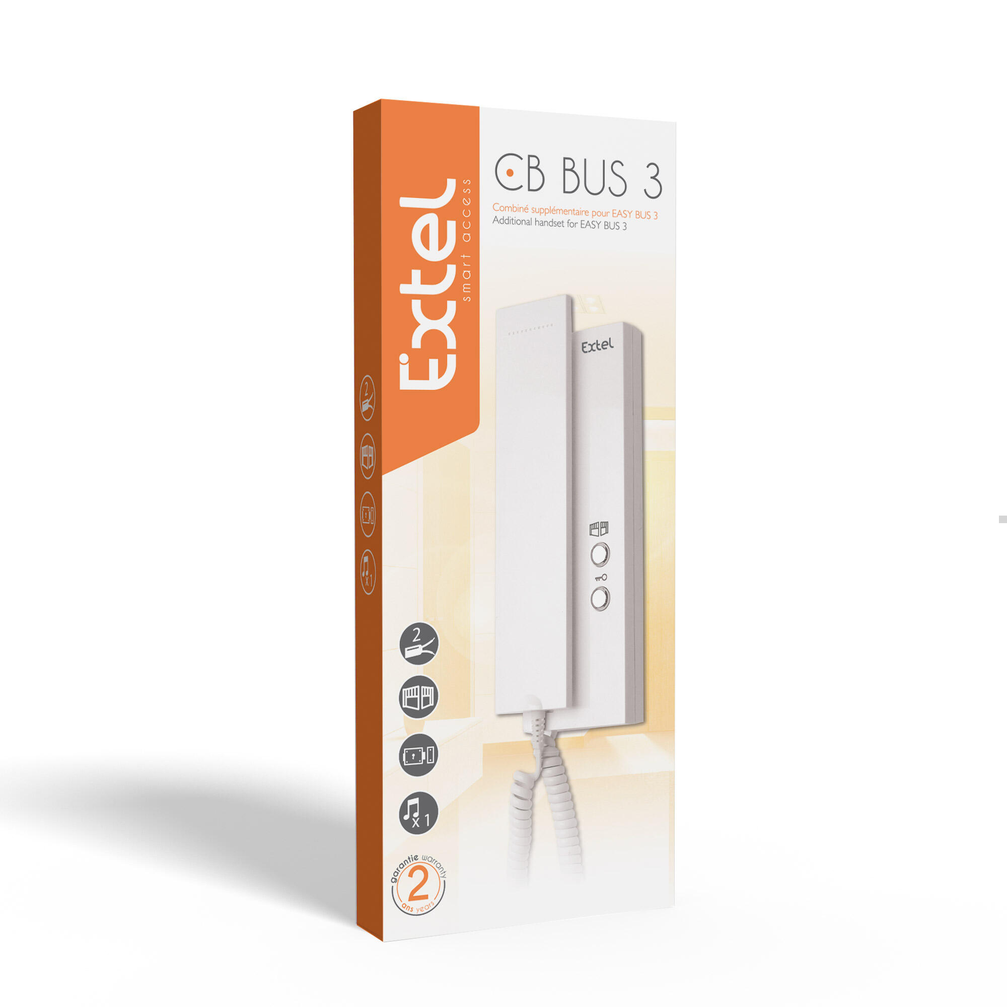 Combiné supplémentaire pour interphone audio easy bus 3 | Bricoman