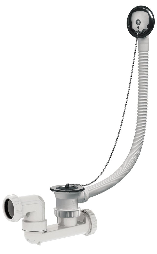 Vidage complet pour baignoire à bouchon Long.500 mm - VALENTIN