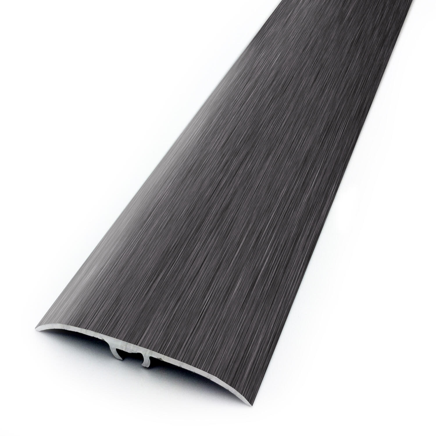 Barre de seuil aluminium métal oxydé à visser L.93 x l.4,10 cm  - 5