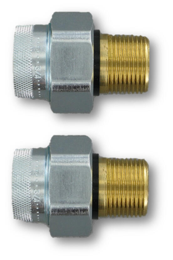 Lot de 2 raccords isolant Mâle / Femelle 20 x 27 (3/4
