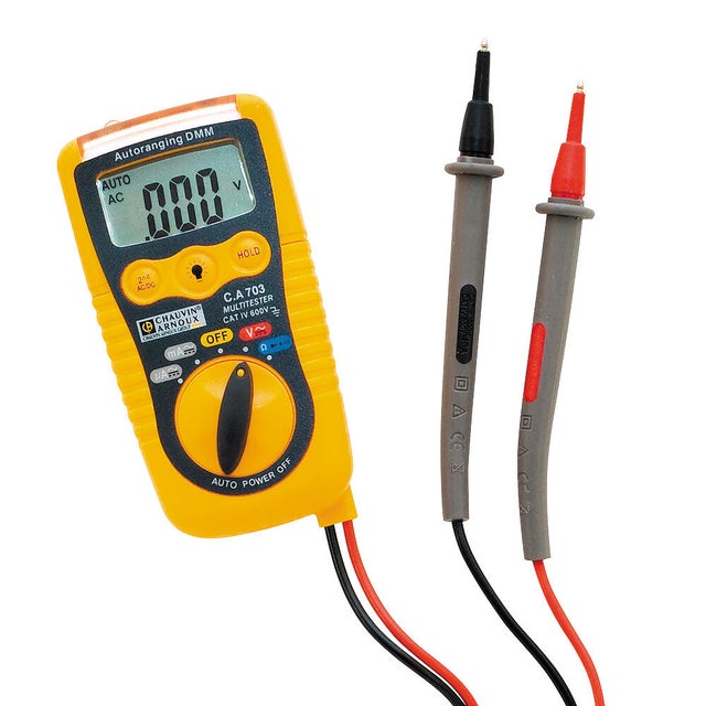 Multimètre digital 600V - CHAUVIN ARNOUX