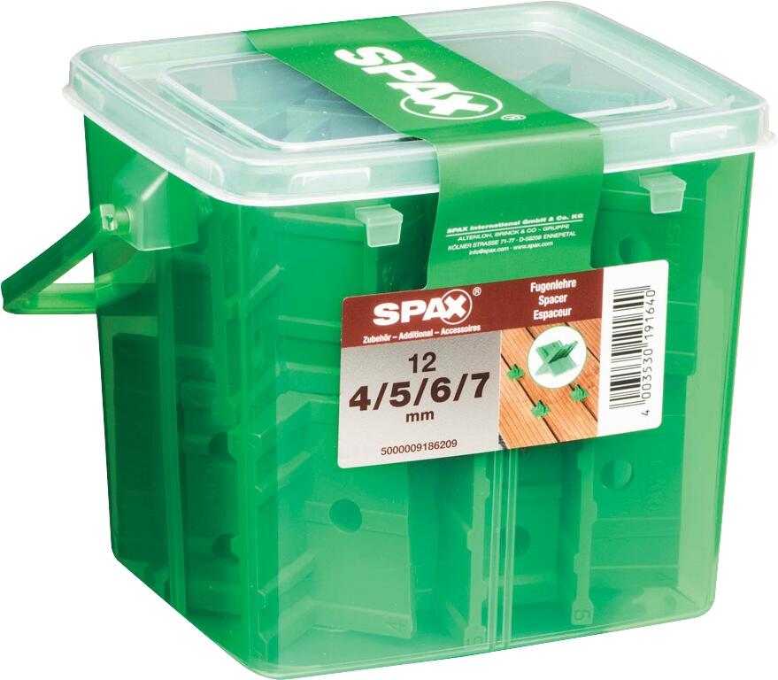 Espaceurs pour lame de terrasse de 4 à 7 mm 12 pièces - SPAX - 3