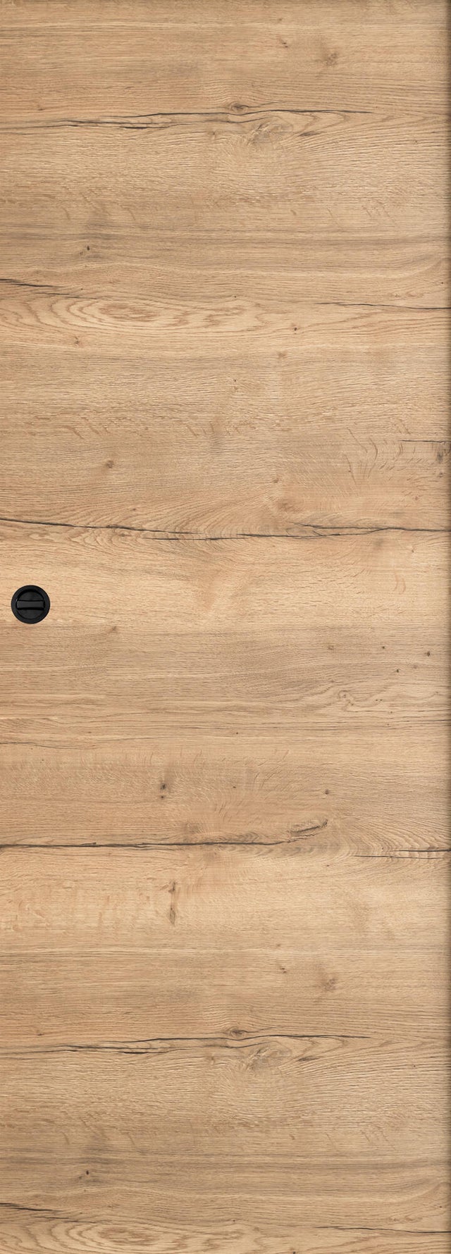 Porte coulissante seule Chari déco revêtue Larg.83 mm pleine entaillée