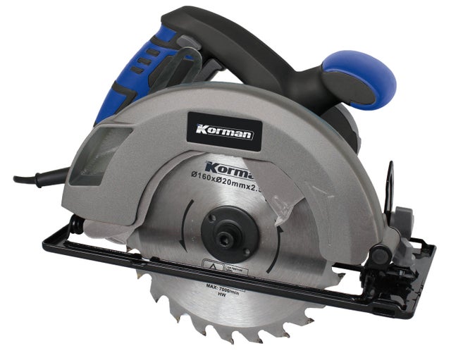 Scie circulaire filaire 1300W Diam.160 mm - 505316 KORMAN