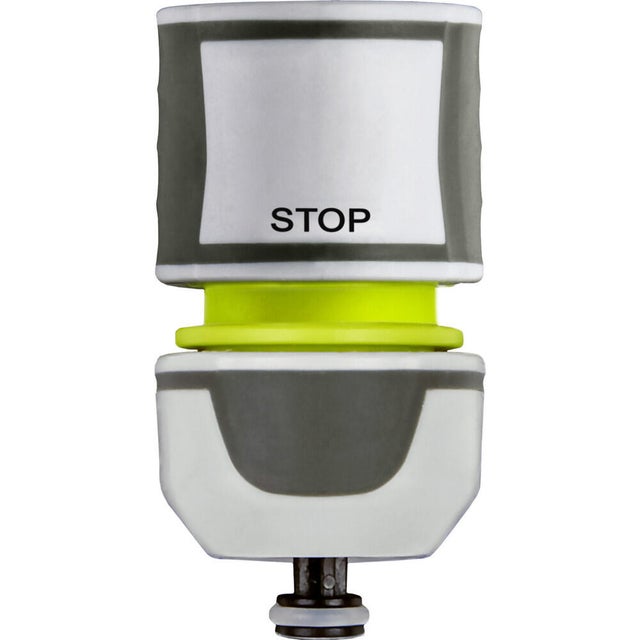 RACCORD RAPIDE PLASTIQUE +STOP 19MM FITT