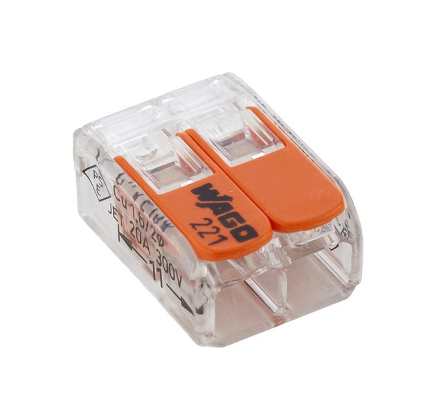 Borne de connexion S221 2 entrées lot de 10  - WAGO