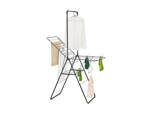 Etendoir à linge sur pieds20 m noir BRABANTIA