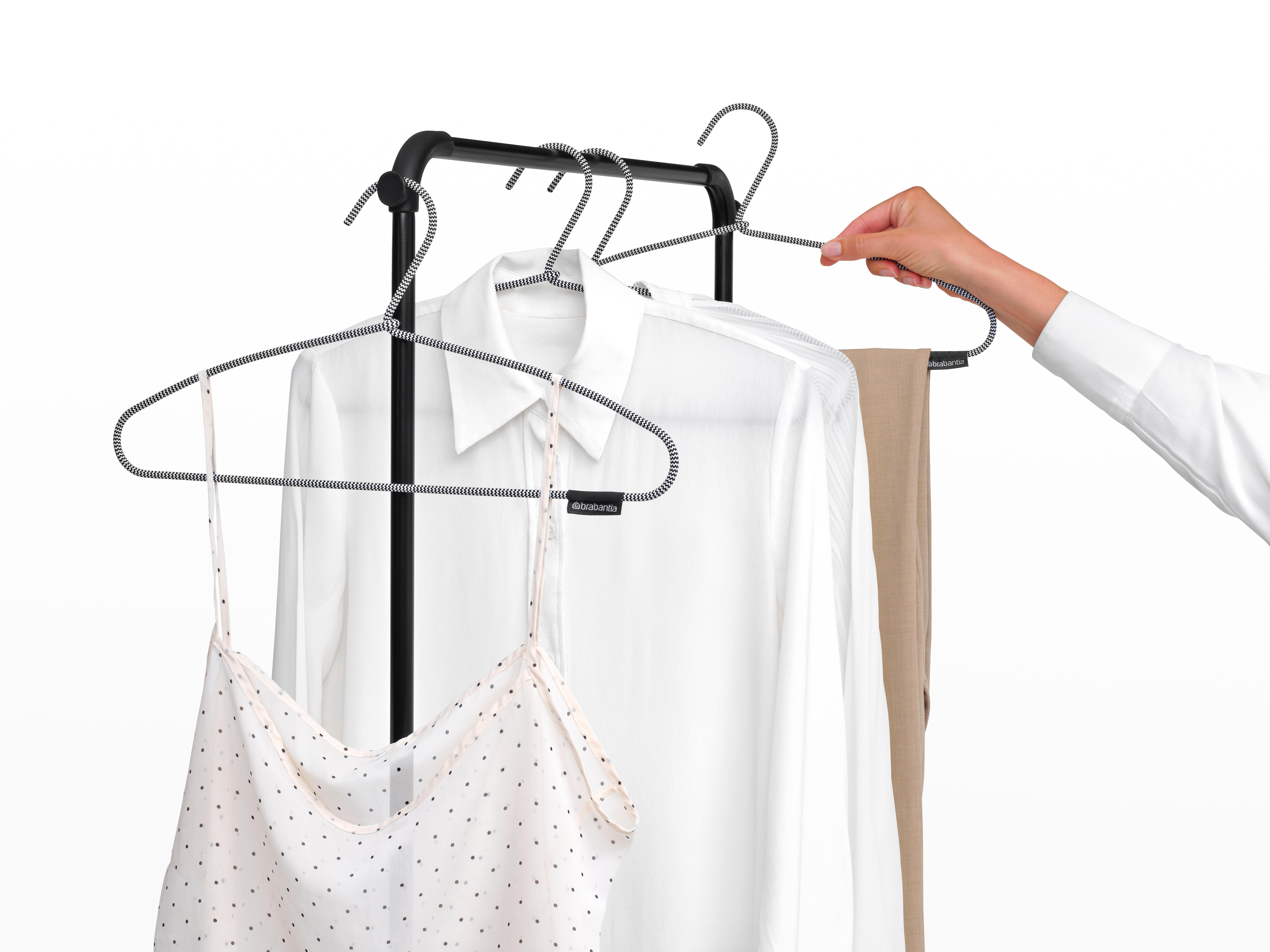 Etendoir à linge sur pieds20 m noir BRABANTIA - 6