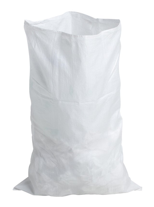 Sac à gravats tissé blanc 50 litres