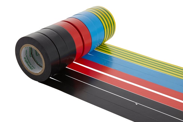 Lot de 9 rubans adhésifs L.10 m x l.15 mm