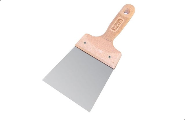 Couteau à enduire manche bois 12 cm