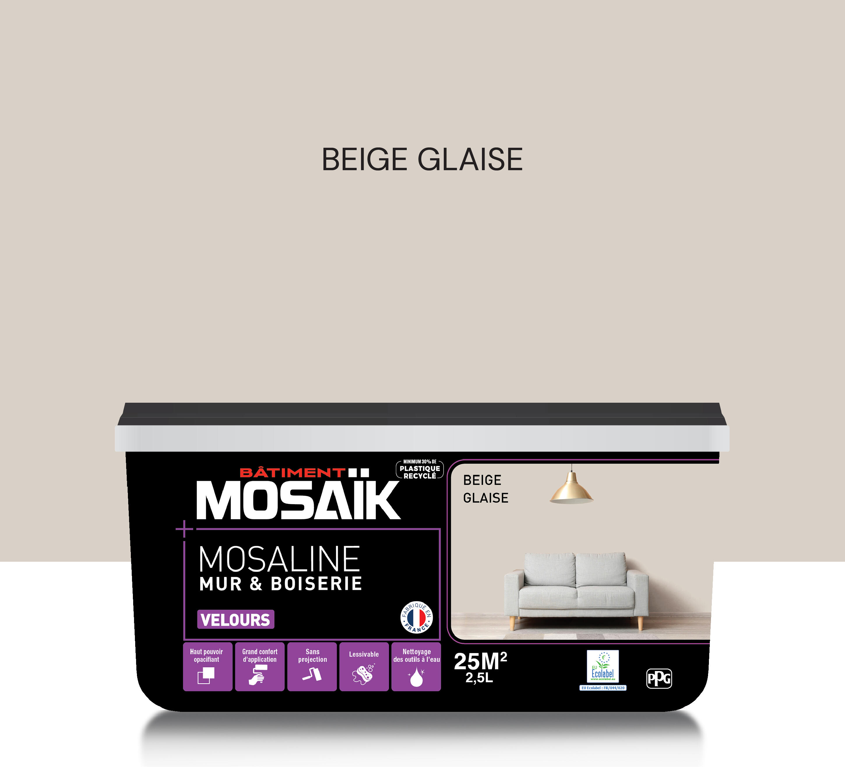Beige glaise