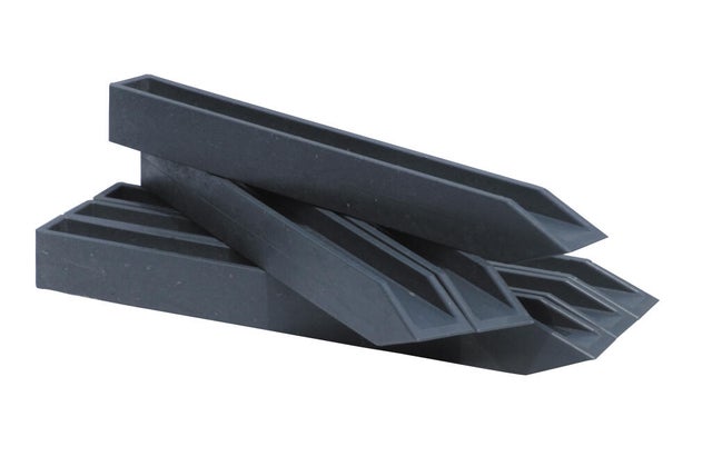 Lot de 10 profils pour bordure PVC H.12 x L.38 cm
