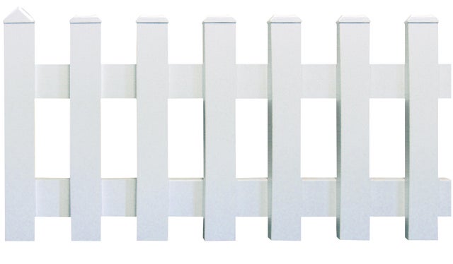 Lisse PVC horizontale blanc avec clé L.2400 x l.120 x Ep.30 mm