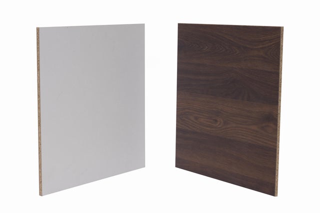Crédence stratifié blanc Cliff/Club L.301,50 x l.63 cm ép.10 mm