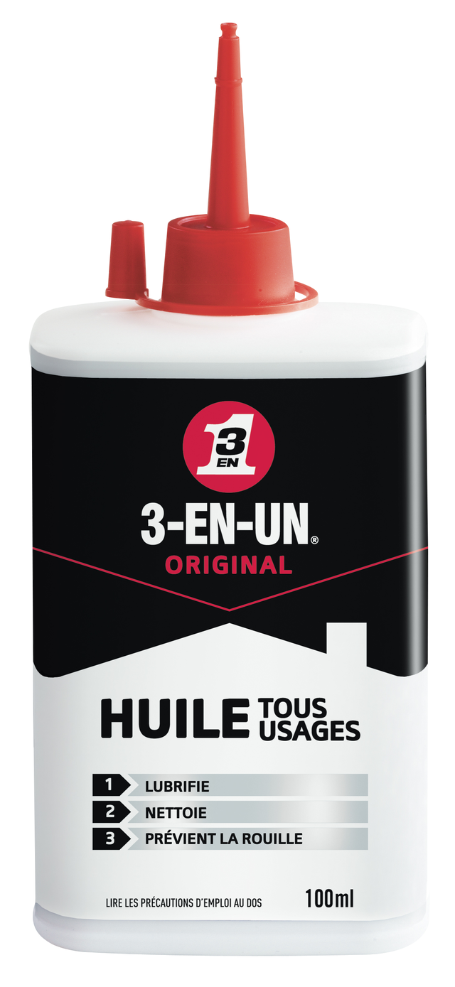Huile burette tous usages 100ml -  3-EN-UN 