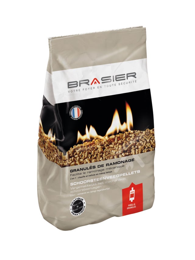 Granulés de ramonage catalytique 1,5 kg Brasier