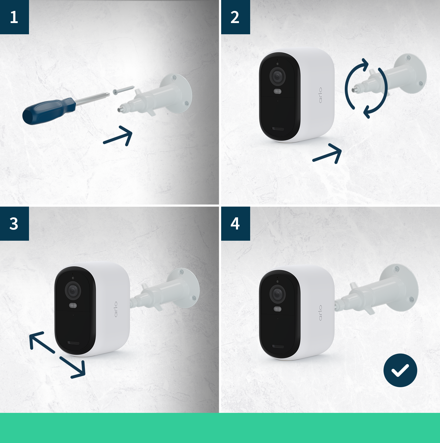 Pack de 2 caméra essential HD extérieure sans fil Arlo - 9