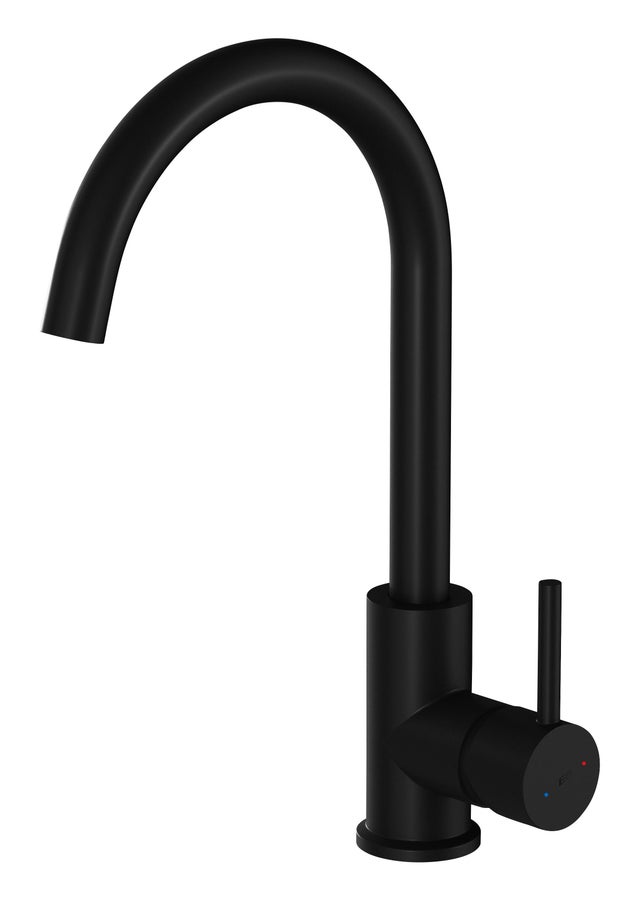 Mitigeur cuisine bec haut - Noir - Kiwo