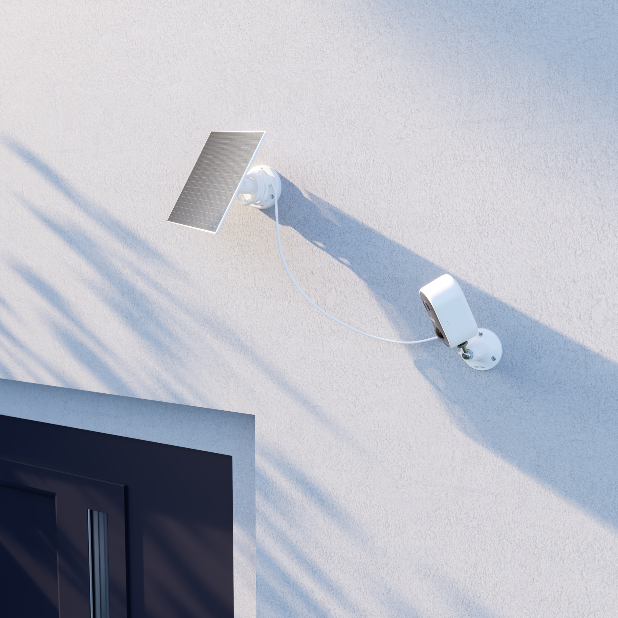 Caméra solaire de vidéosurveillance sans fil int/ext LEXMAN - 11