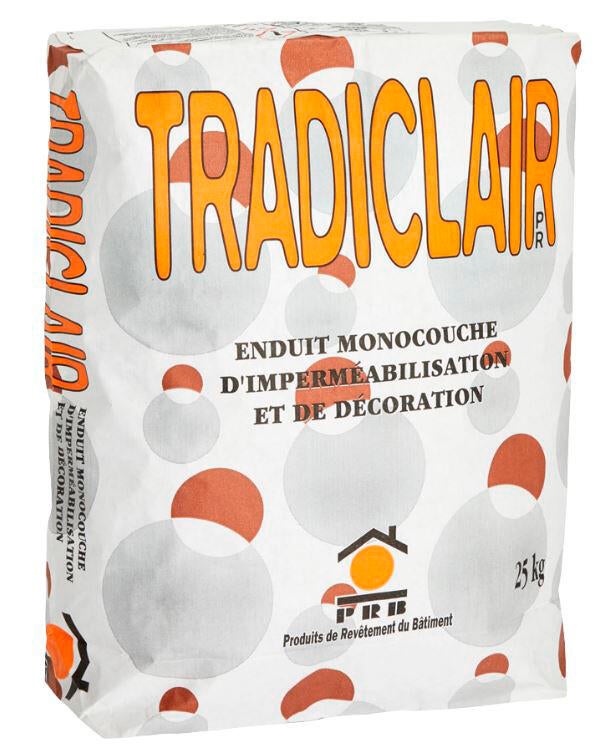 PRB TRADICLAIR PR -  Enduit monocouche semi lourd grain  Picardie - 25 kg 