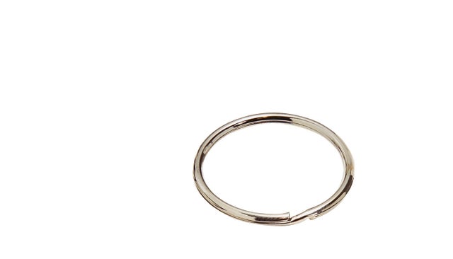 Anneaux brisés pour porte-clefs Diam.26 mm 8 pièces