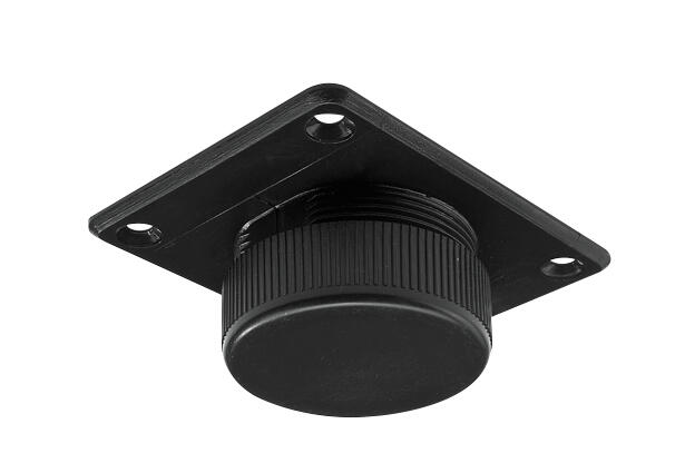 Système de réglage de hauteur H.25 mm Diam.65 noir - HETTICH