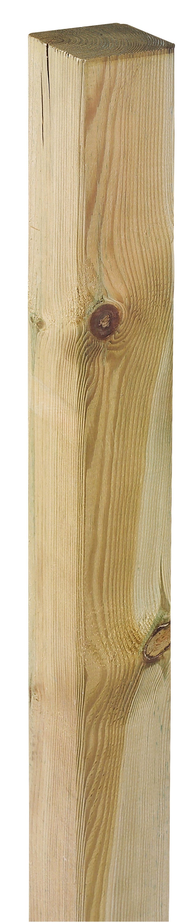 Poteau carré pin classe 3 7 x 7 cm Haut.180 cm
