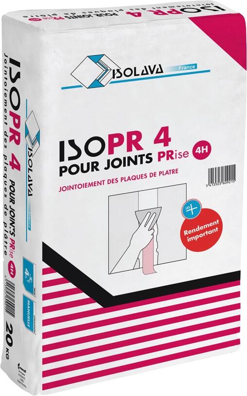 Enduit joint 4h 20 kg Isopr - ISOLAVA