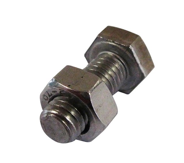 Sachet de 10 boulons inox A2 fixation jambe de force 8 x 20 mm