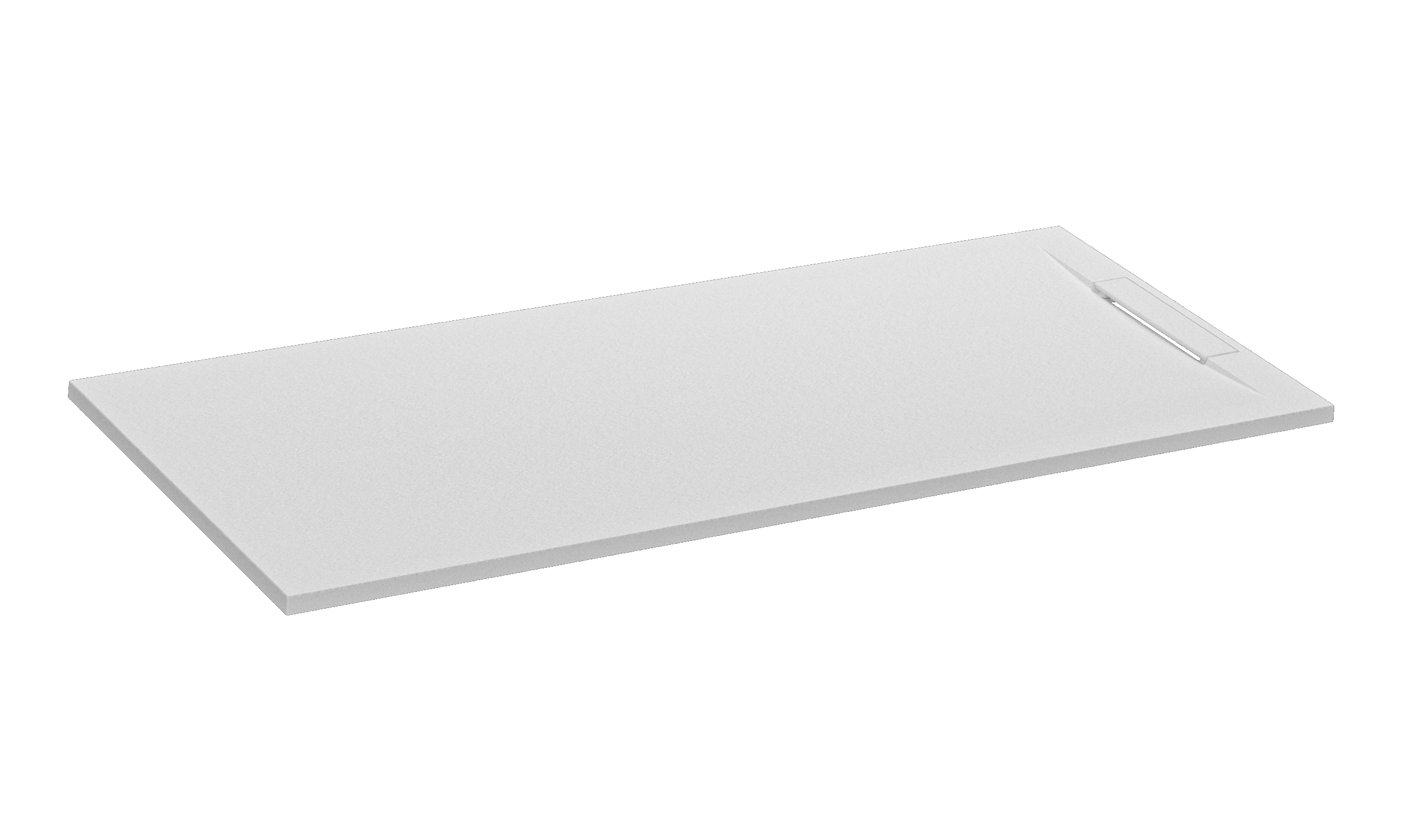 Plato de ducha Unik 110x70 cm blanco - 4