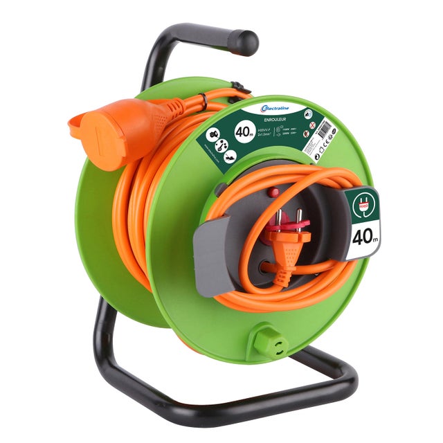 Enrouleur de jardin L.40 m 2G1,5 