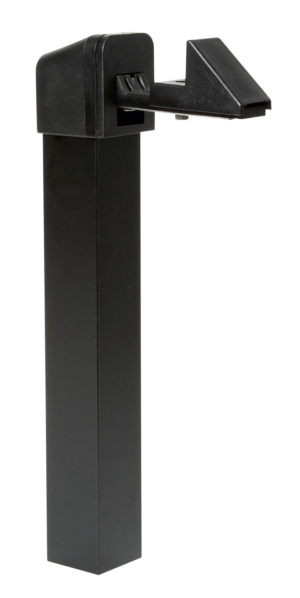 Arrêt à ressort en acier noir prépeint, H.150 x L.50 x P.126.5 mm AFBAT