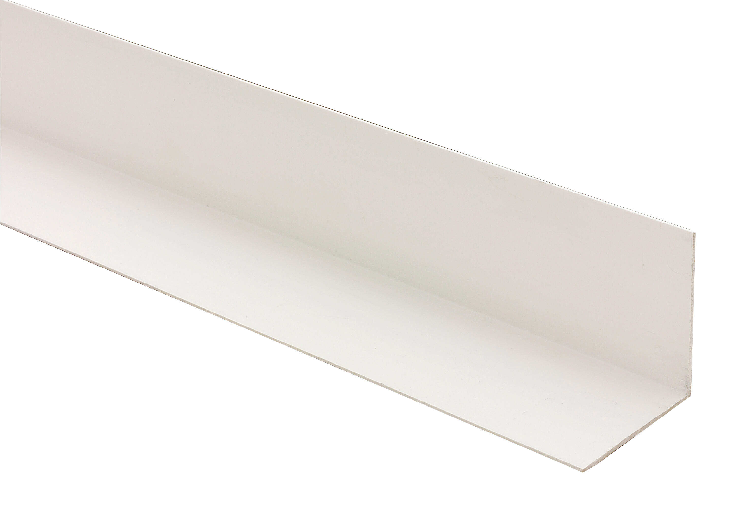 Cornière d'angle PVC 15x15 mm L.2,6 m blanc - CQFD - 2