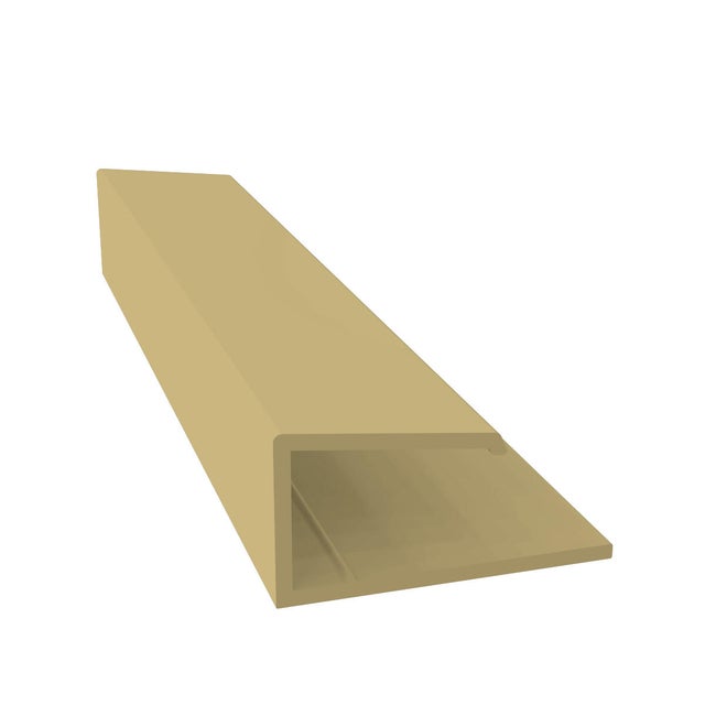 Bordure U simple capuccino Long.3 m Fortex - FREEFOAM
