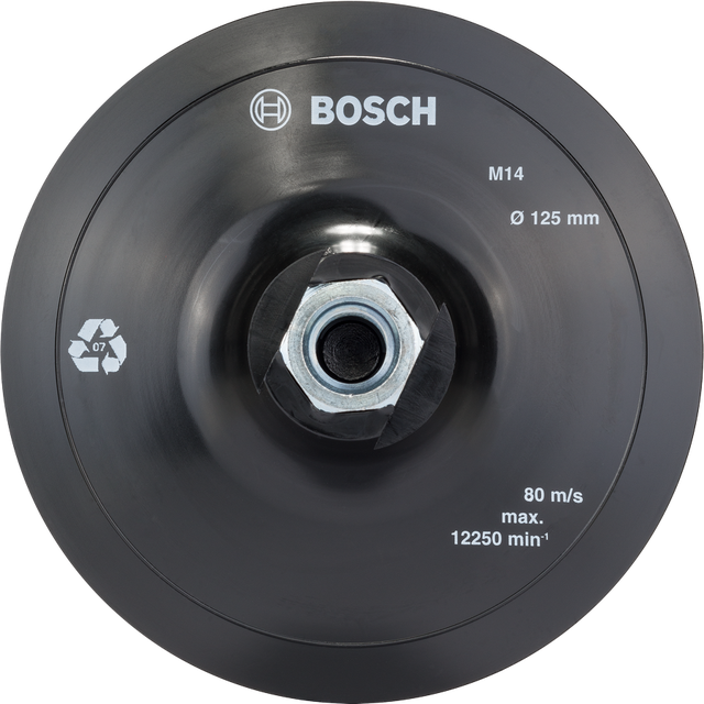 Plateau de poncage auto-agrippant Diam. 125 mm ponceuse excentrique - BOSCH